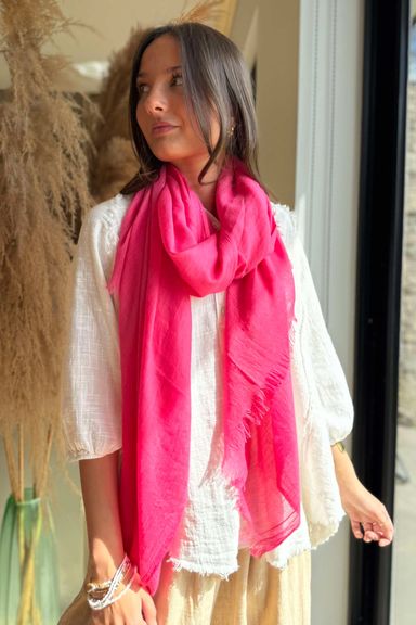 小物 bbblllaaahhh SCARF FOR A COLD DAY Classic Portobello Scarf Hot Pink
